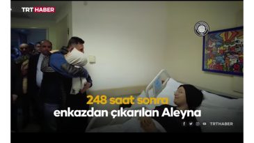 MADENCİLER,  Aleyna’yı ZİYARET ETTİ.