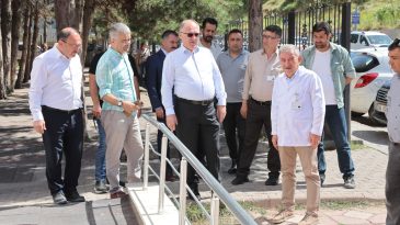 DEVLET HASTANESİ’NİN ÇEVRESİ YENİLENİYOR…
