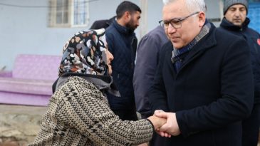 VALİ ŞİMŞEK GÜRÜN DE İNCELEME YAPTI