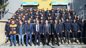 İŞÇİLER İŞ BAŞI YAPTI.