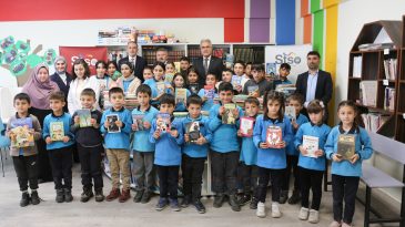 STSO’DAN  KÖY OKULU KÜTÜPHANESİNE DESTEK