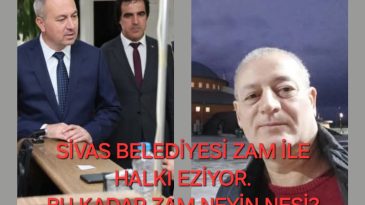 BELEDİYE ZAM İLE HALKI EZİYOR!