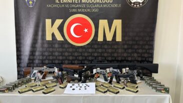 ÇOK SAYIDA MÜHİMMAT ELE GEÇİRİLDİ