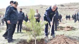 VALİ ŞİMŞEK FİDAN DİKTİ VE DİKİLMESİNİ ÖNERDİ