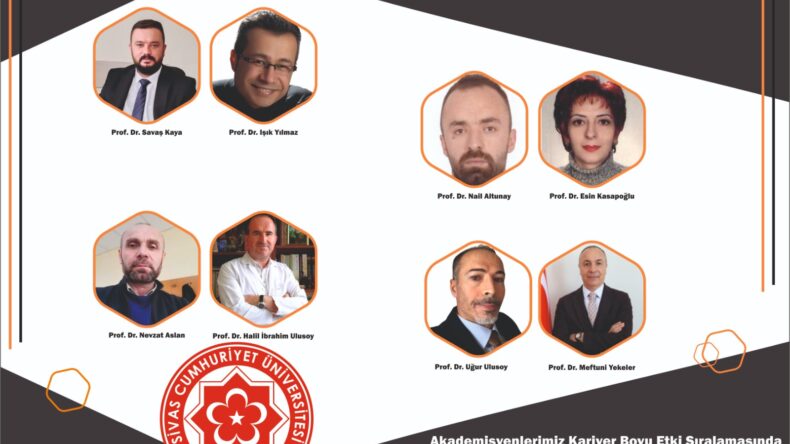 16 Akademisyen Dünya’nın En Etkili Bilim İnsanları Listesinde