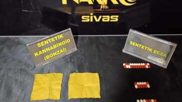 SİVAS’TA NARKOTİK OPERASYONU: 3 TUTUKLAMA