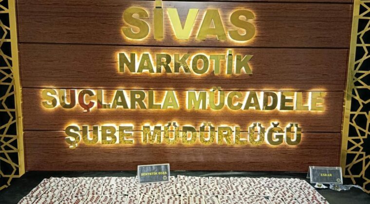 SİVAS’TA NARKOTİK OPERASYONU: 2 TUTUKLAMA
