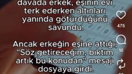 MESAJ DELİL SAYILDI, ALTINLAR KADINA VERİLDİ