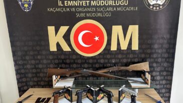 SİLAH KAÇAKÇILIĞI OPERASYONU: 1 TUTUKLAMA