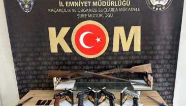 SİLAH KAÇAKÇILIĞI OPERASYONU: 1 TUTUKLAMA