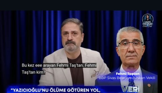 ŞOK… ŞOK… ŞOK… “FEHMİ TAŞTAN” İDDİASI.