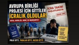 PROJE İÇİN GİTTİLER İCRALIK OLDULAR