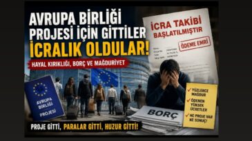 PROJE İÇİN GİTTİLER İCRALIK OLDULAR