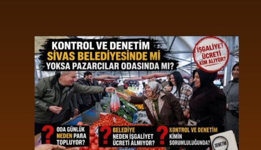 BELEDİYE DEĞİL NEDEN ODA GÜNLÜK ÜCRET TOPLUYOR?