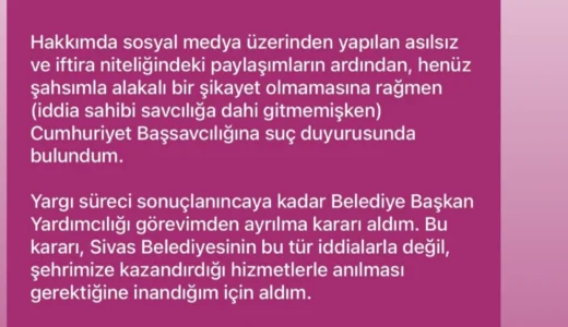 İSTİFA MI, GÖREVDEN ALMA MI?