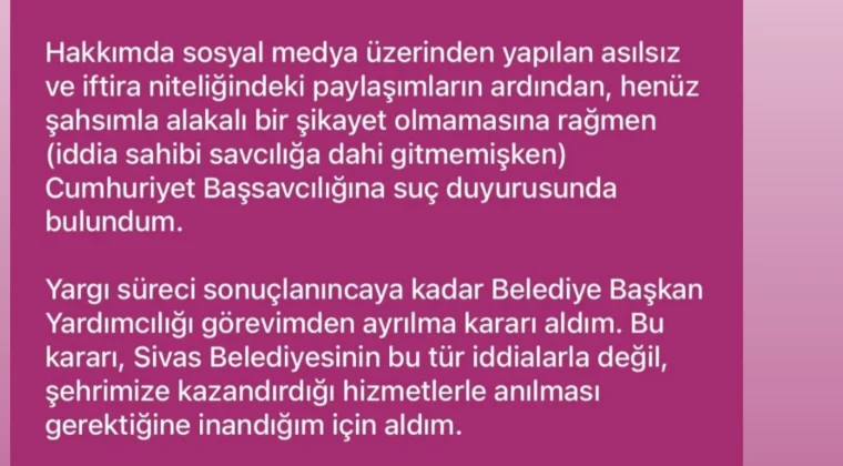 İSTİFA MI, GÖREVDEN ALMA MI?