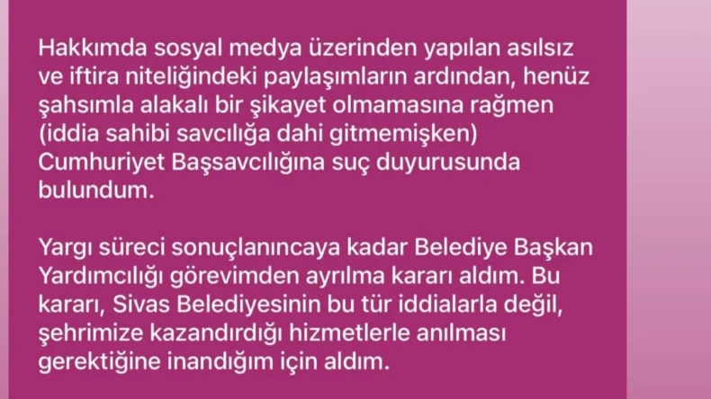 İSTİFA MI, GÖREVDEN ALMA MI?
