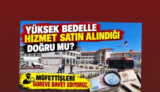 MÜFETTİŞLERİ GÖREVE DAVET EDİYORUZ!